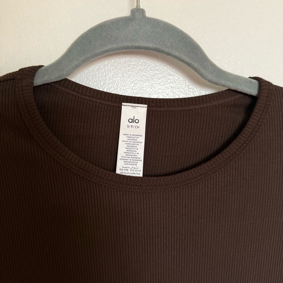 ALO Ribbed Modal Long Sleeve S - Picture 5 of 6